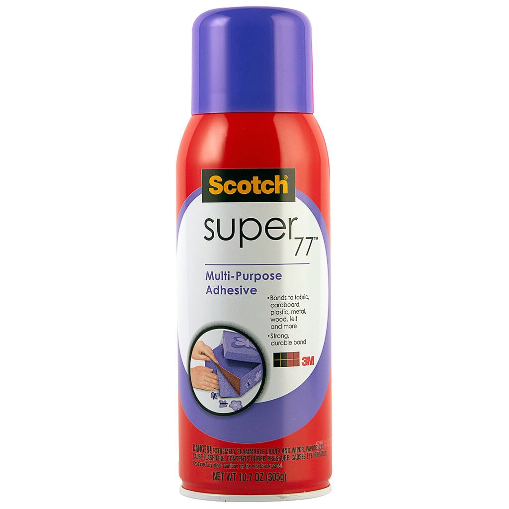 Scotch Super 77 Multi Purpose Spray Adhesive Scotch Super 77 Multi Purpose Spray Adhesive